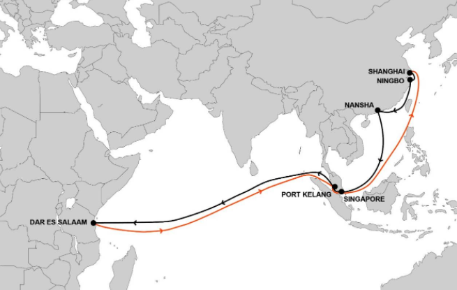 為滿足亞洲主要港口的運力需求，多家船公司聯(lián)合推出亞洲-東非新航線服務(wù)