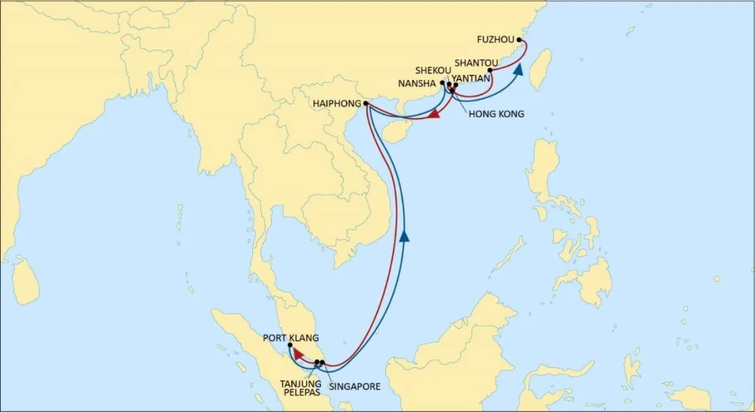 MSC亞洲區(qū)域內(nèi)航線大調(diào)整！