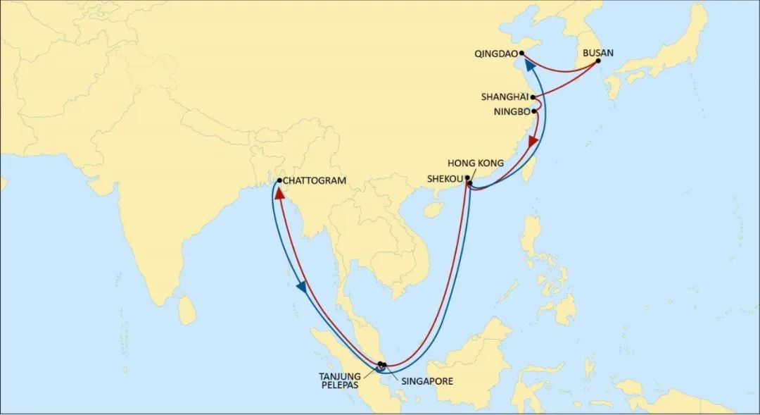 MSC亞洲區(qū)域內(nèi)航線大調(diào)整！