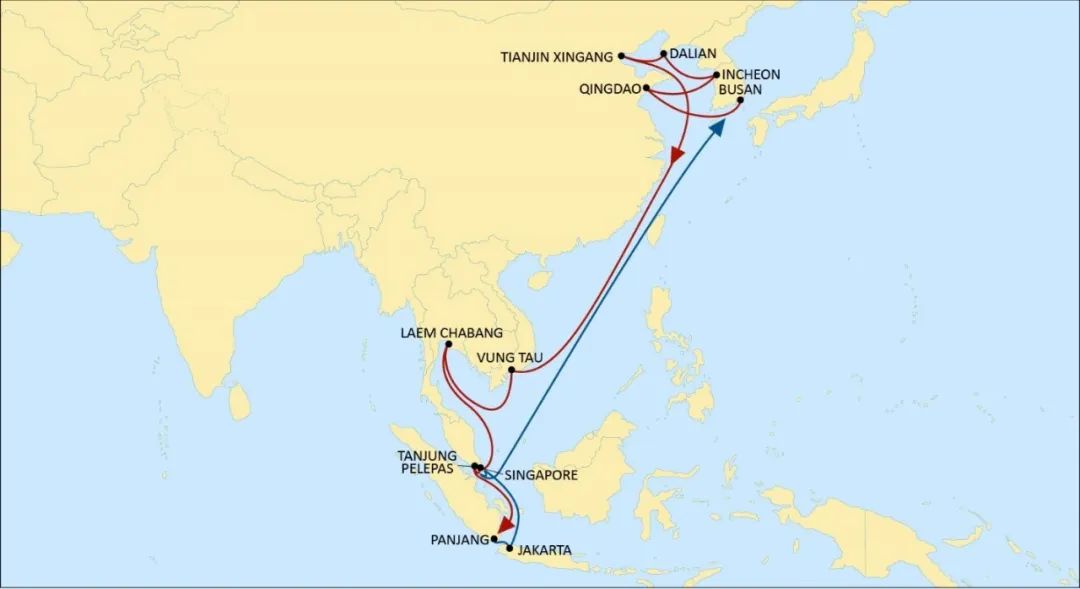 MSC亞洲區(qū)域內(nèi)航線大調(diào)整！