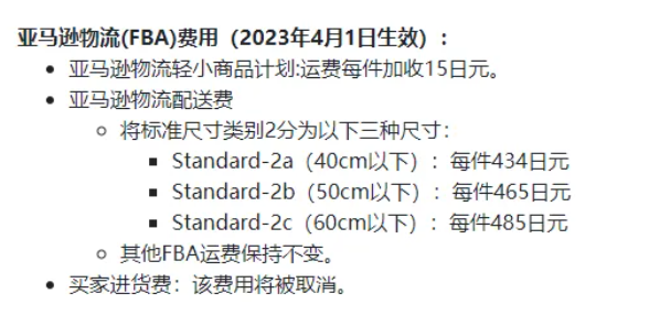 亞馬遜FBA將上調(diào)FBA費用